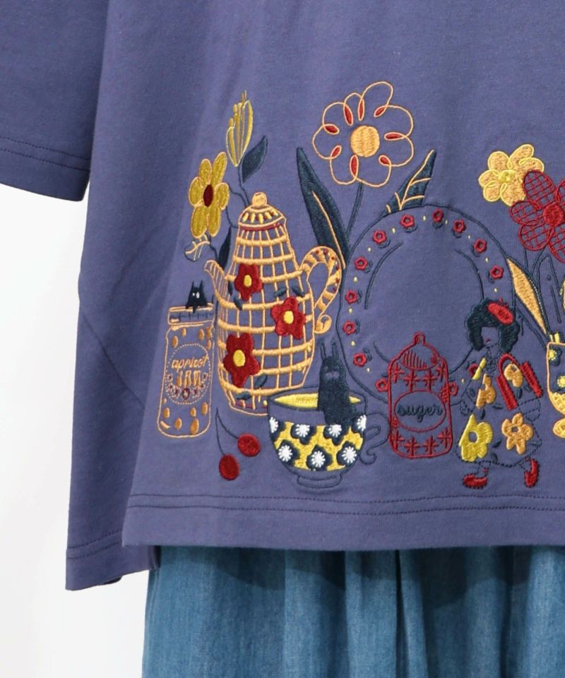 キッチンのこびと柄 刺繍プルオーバー-22