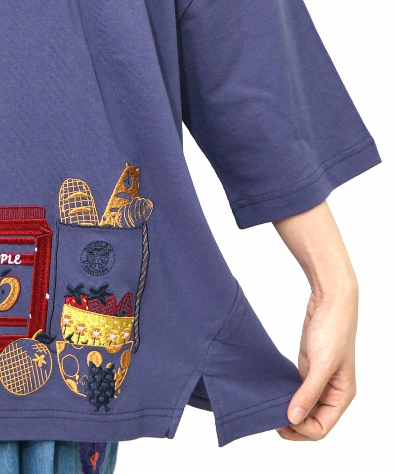 キッチンのこびと柄 刺繍プルオーバー-24