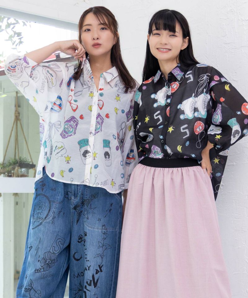 平成流行の総柄シャツ-1