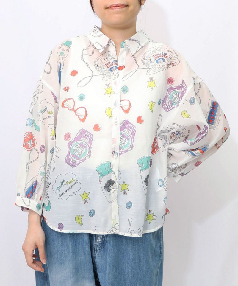 平成流行の総柄シャツ-8