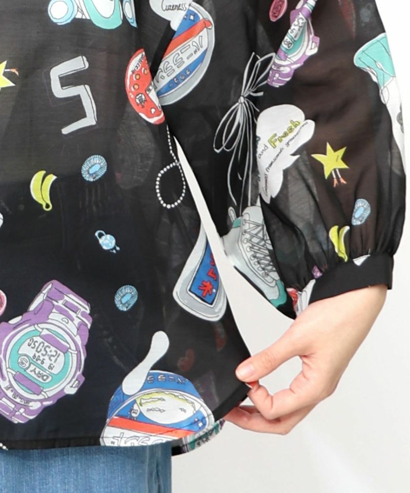 平成流行の総柄シャツ-24