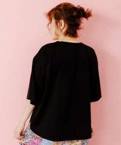 152640：女の子リボンアップリケ 接触冷感Tシャツの通販-ScoLar