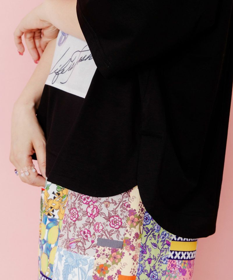 ScoLar 152640：女の子リボンアップリケ 接触冷感TシャツS-Mサイズ 152640：女の子リボンアップリケ 接触冷感Tシャツの通販-ScoLar