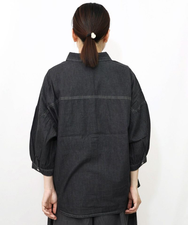 刺繍デニムシャツ-8
