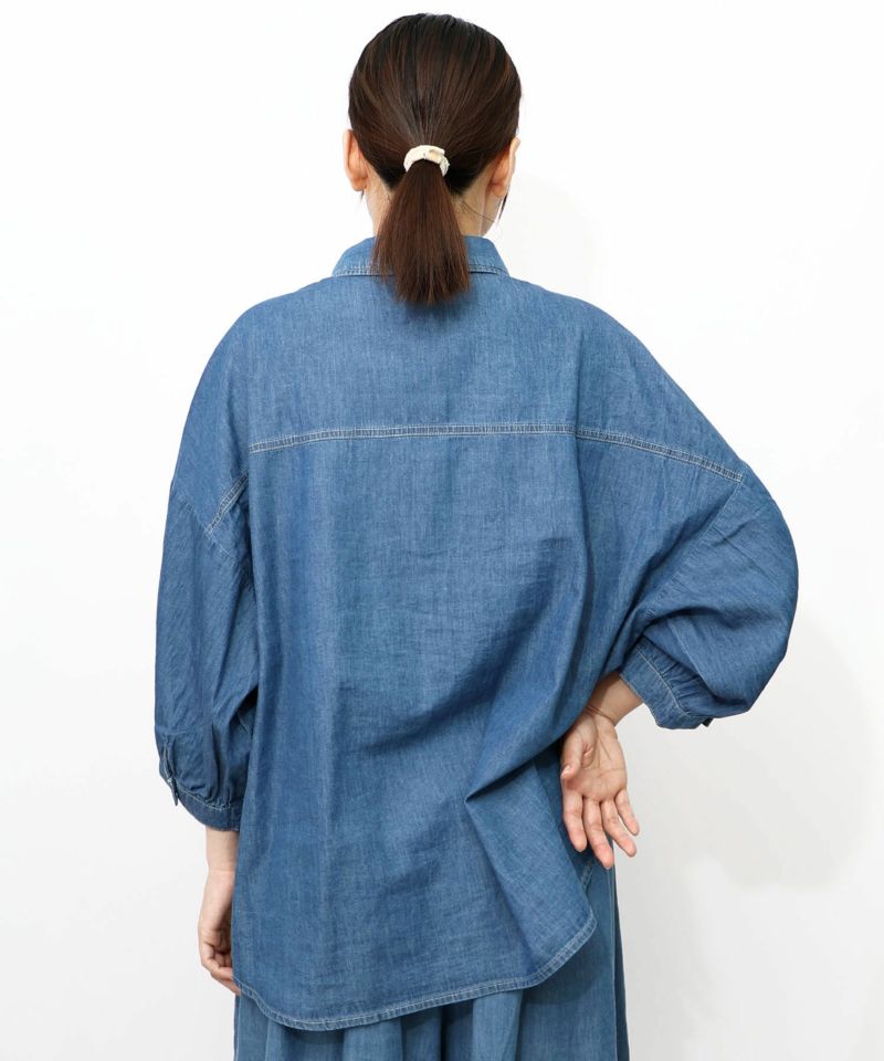 刺繍デニムシャツ-12