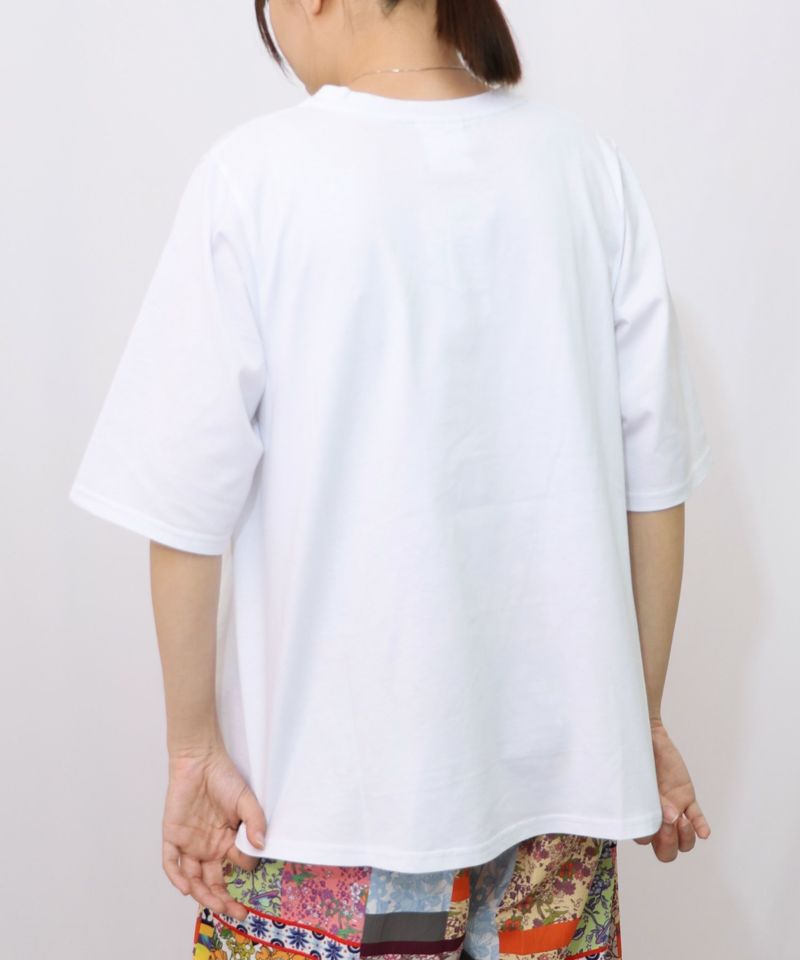 アニマルリンゴ柄Tシャツ-8