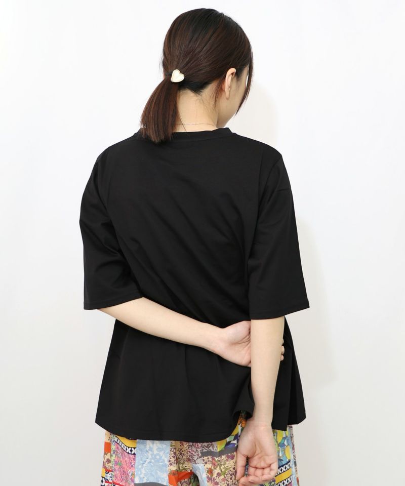 アニマルリンゴ柄Tシャツ-12