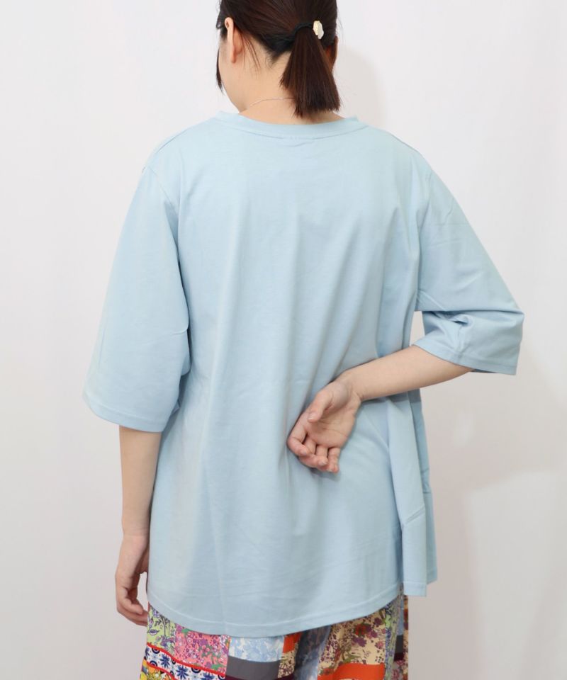 アニマルリンゴ柄Tシャツ-16
