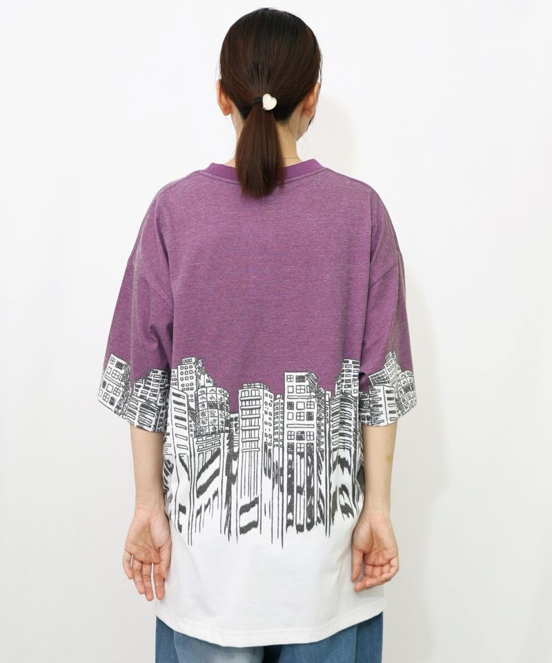 うさクマヒーローごっこ柄Tシャツ-18