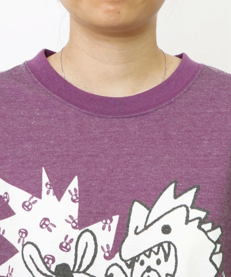 うさクマヒーローごっこ柄Tシャツ-20