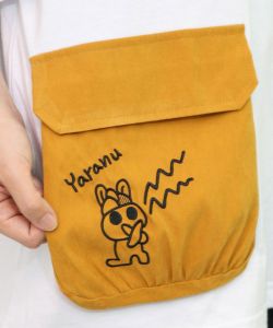 ヒーローごっこ刺繍 ポケット付きドロストTシャツ-11
