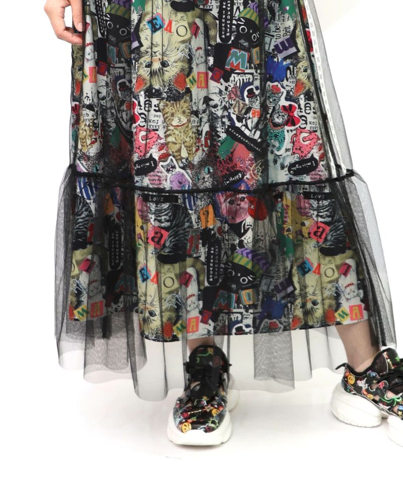 3柄展開チュール重ねスカート-21