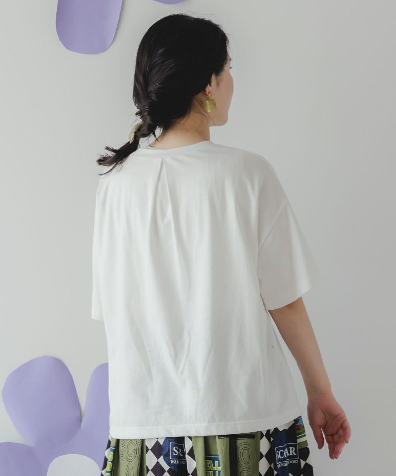 ダークメルヘン柄 接触冷感Tシャツ-5