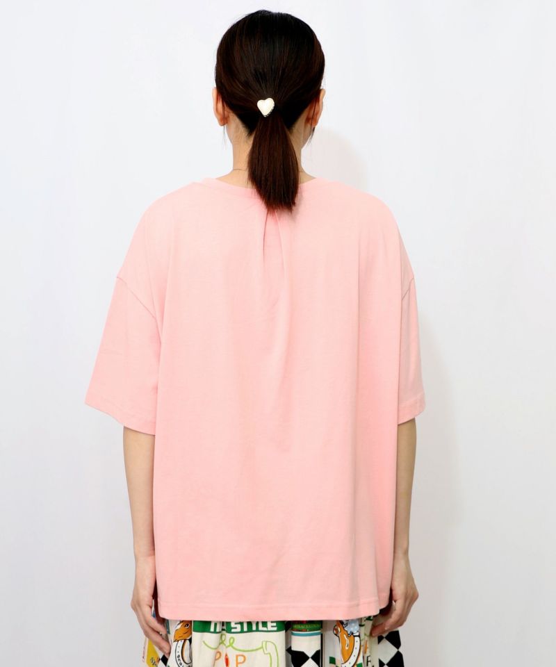 ダークメルヘン柄 接触冷感Tシャツ-18