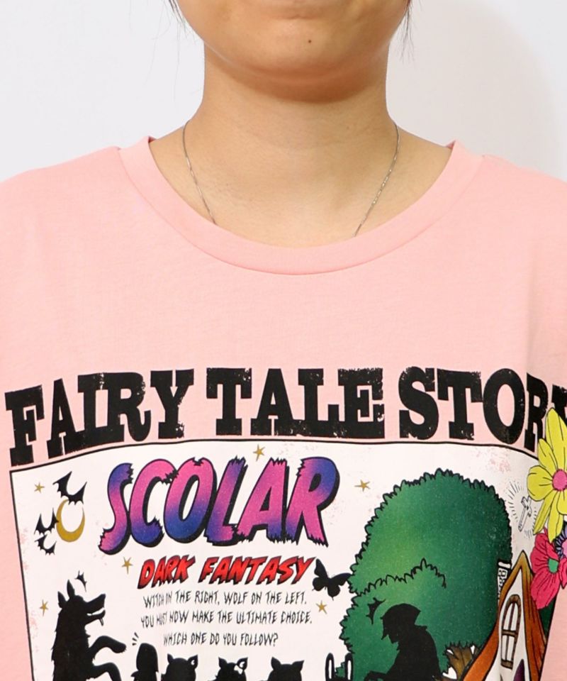 ダークメルヘン柄 接触冷感Tシャツ-26