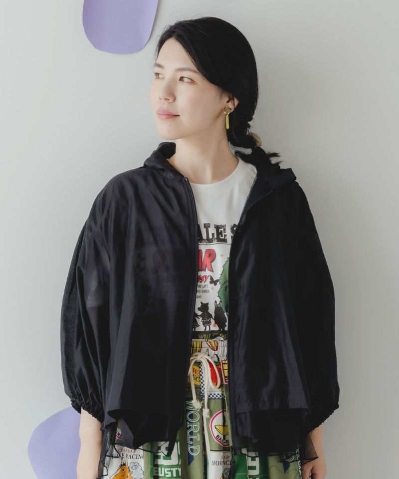 チュール重ねスカ子刺繍シアーブルゾン-3