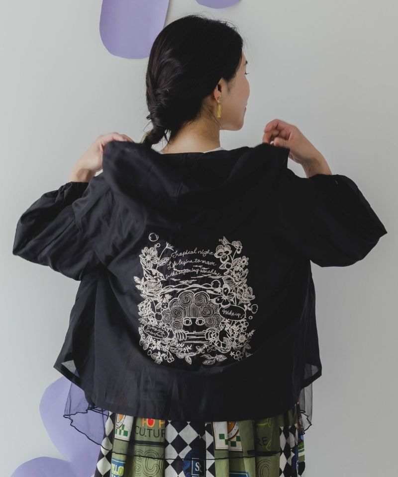 チュール重ねスカ子刺繍シアーブルゾン-5