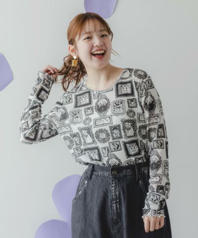 スカラー　scolar 152728：orion×ScoLar リゾート柄シャツ スカラー / orion×ScoLar リゾート柄シャツ | BRAND,ScoLar