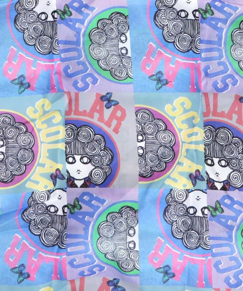 スカラー5柄展開 折り畳みエコバッグ-11