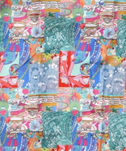 スカラー5柄展開 折り畳みエコバッグ-13