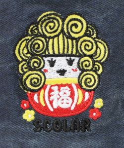 ダルマ子ちゃん刺繍ハット-8