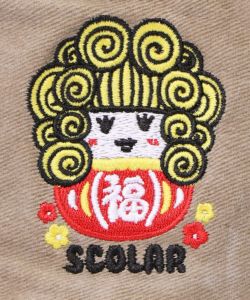 ダルマ子ちゃん刺繍ハット-10