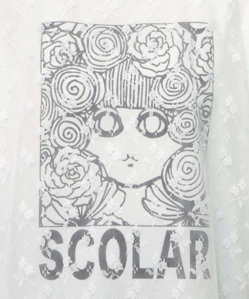 152746：スカラーちゃんレース重ねプルオーバーの通販-ScoLar
