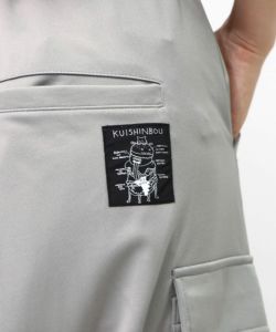 くいしんぼうバーガー柄 リラックスサルエルパンツ-11