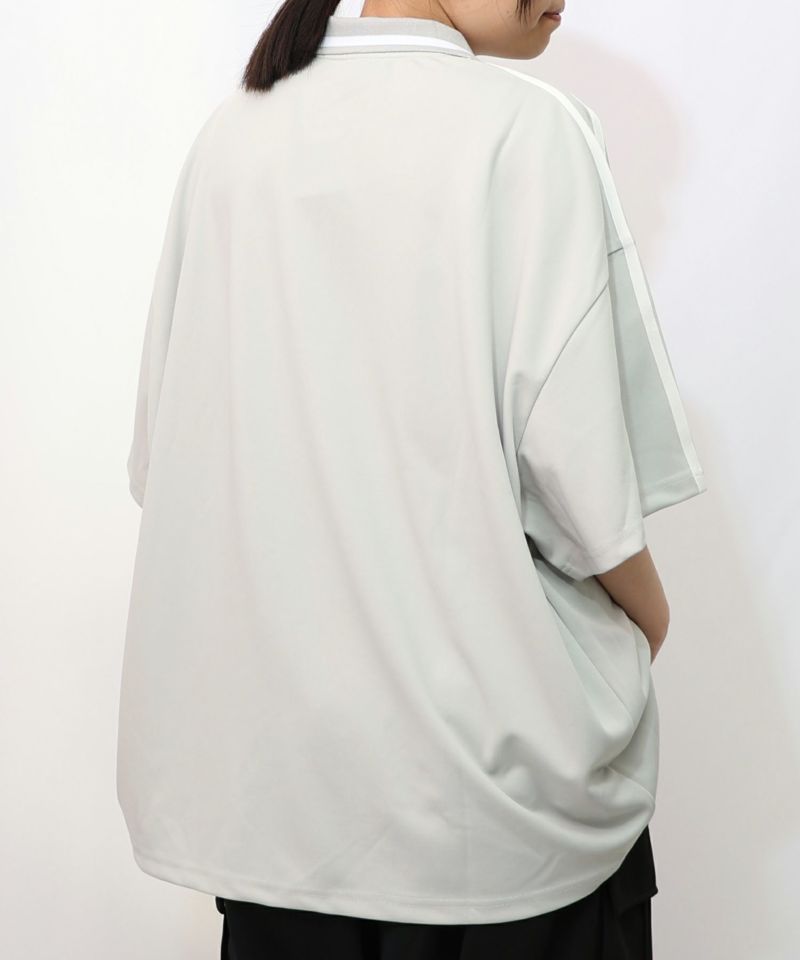 ハーフジップユニフォームTシャツ11