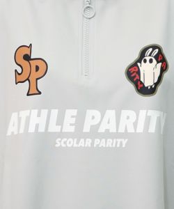 ハーフジップユニフォームTシャツ12
