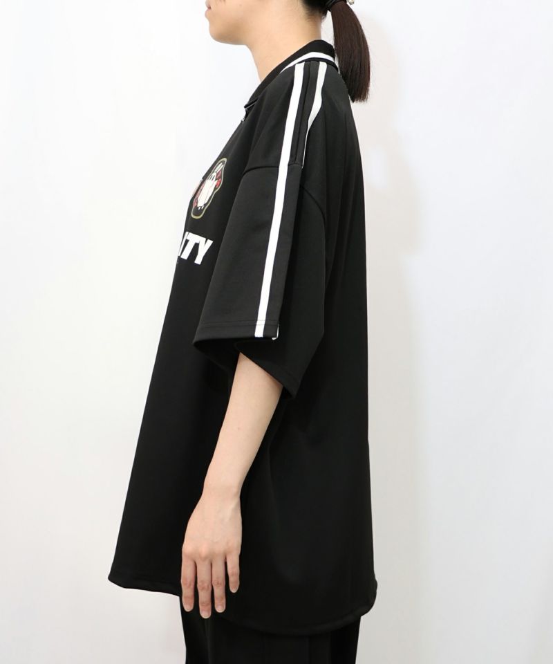 ハーフジップユニフォームTシャツ14
