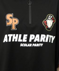 ハーフジップユニフォームTシャツ16