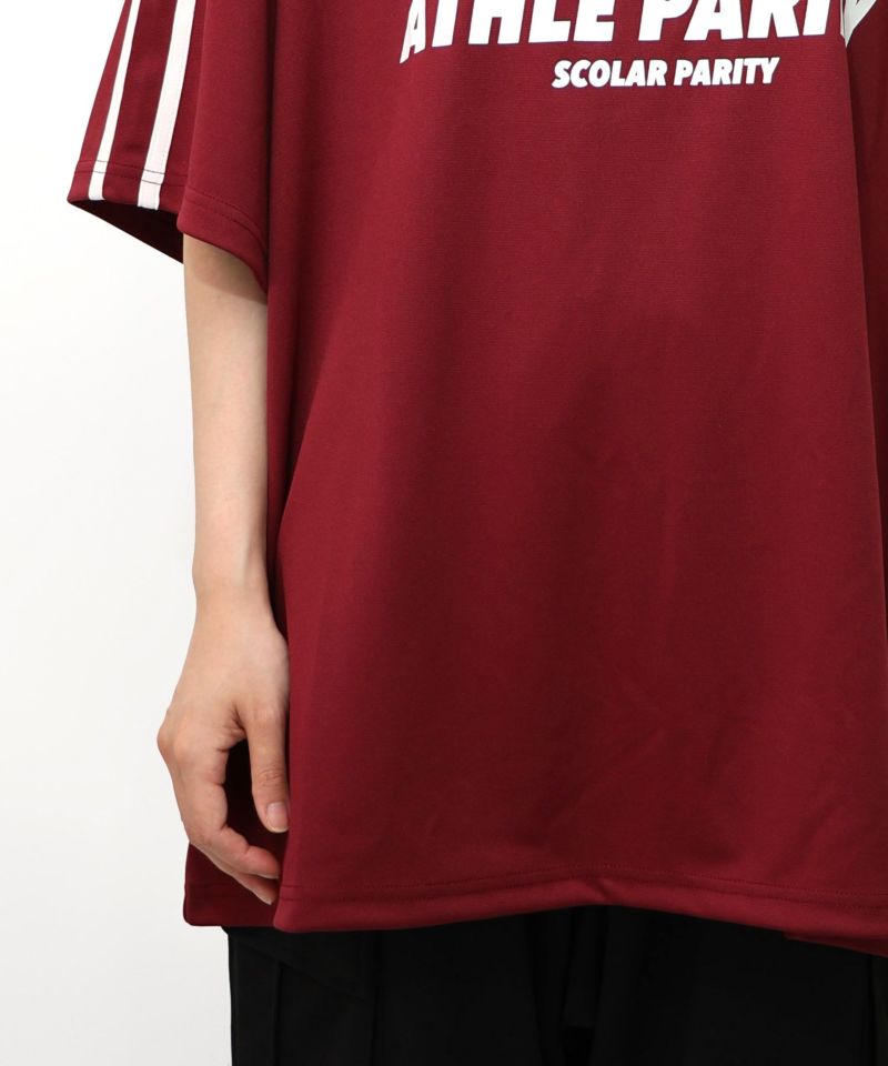 ハーフジップユニフォームTシャツ23
