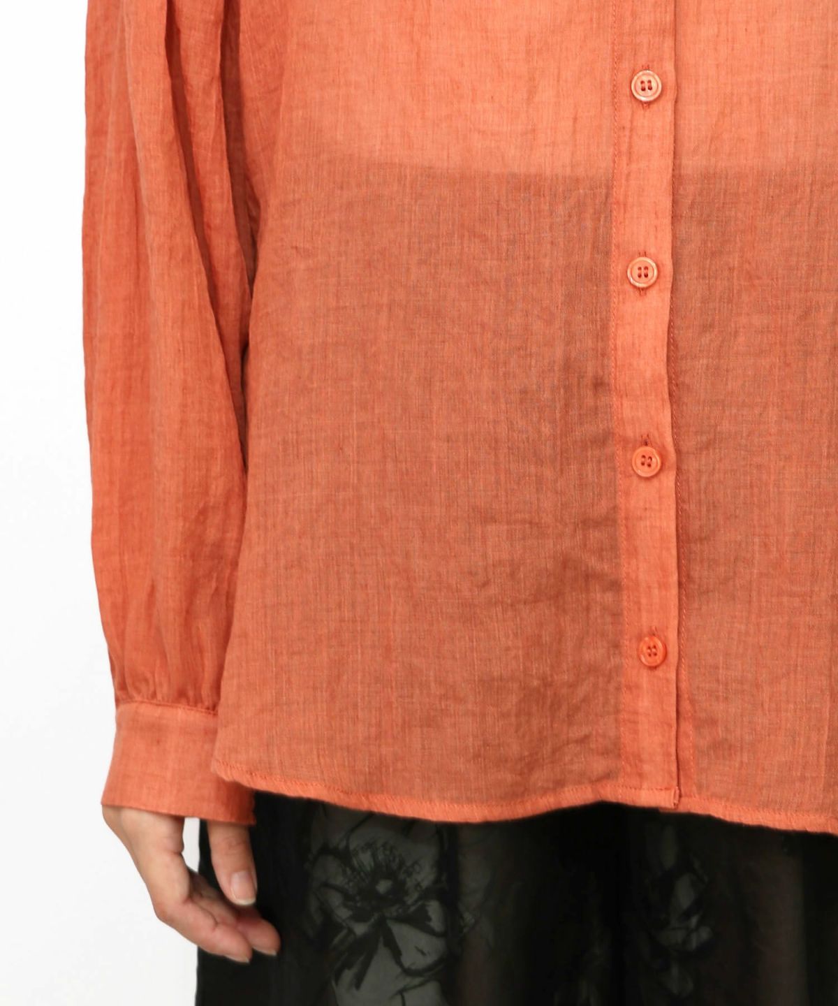 パリ柄ガーゼ 2WAYシャツプルオーバー-25