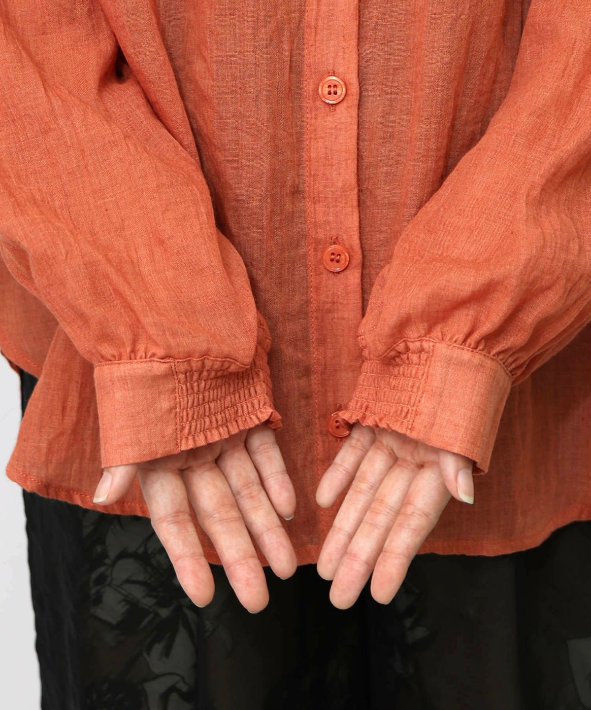 パリ柄ガーゼ 2WAYシャツプルオーバー-27