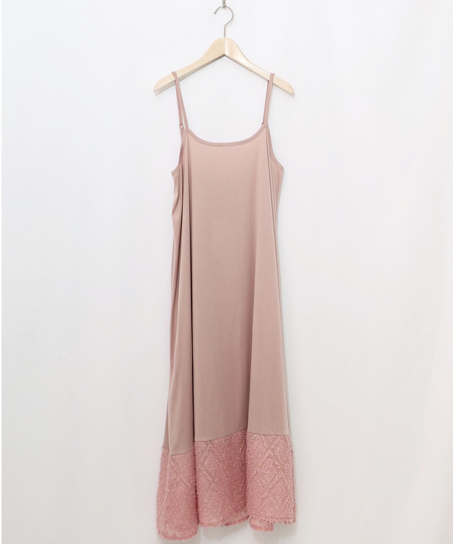 シフォン切替インナーワンピース-7