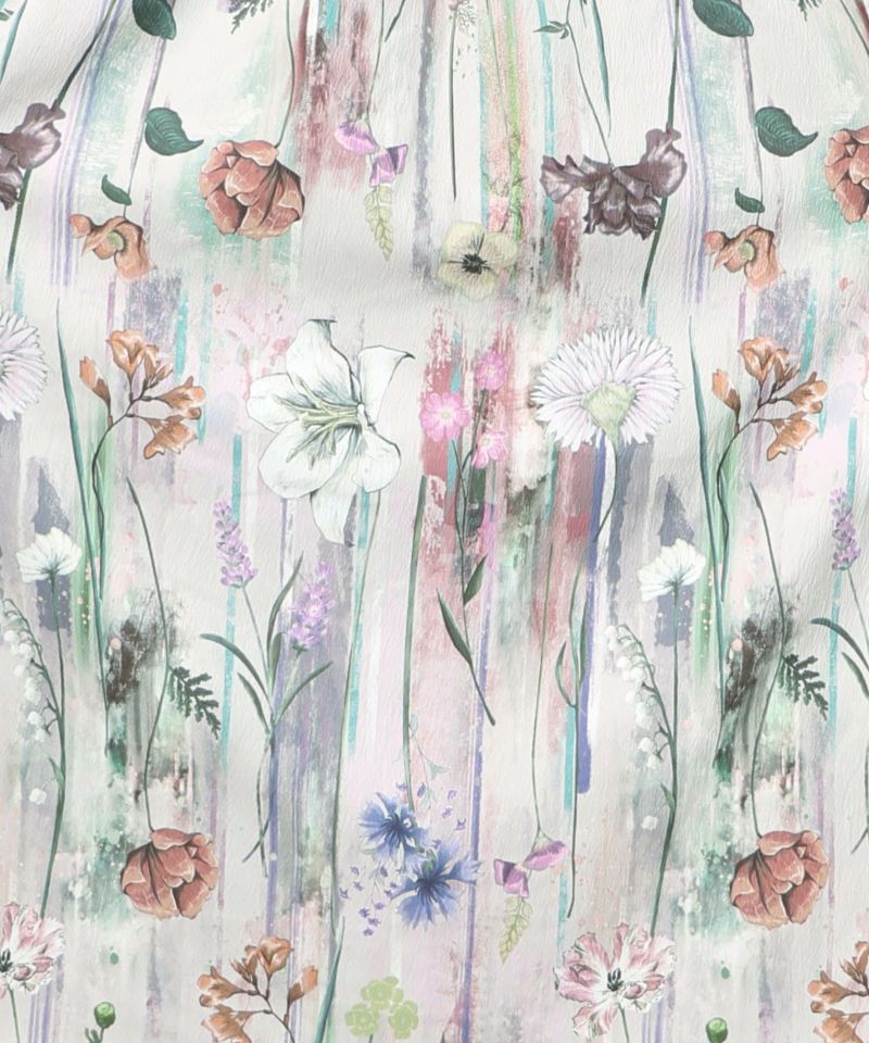 花柄アート切替ワンピース-12