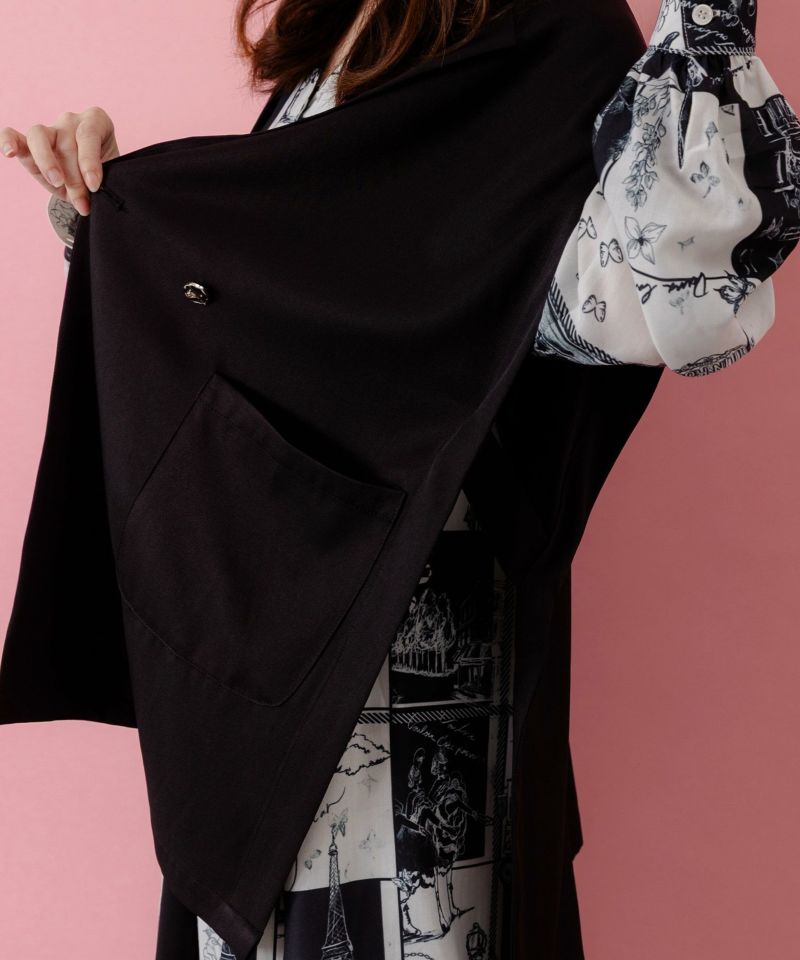 リボン刺繍テーラードジレ-7