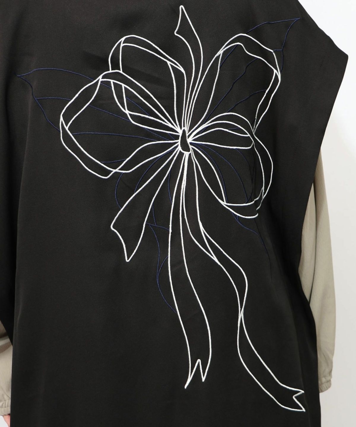 リボン刺繍テーラードジレ-12