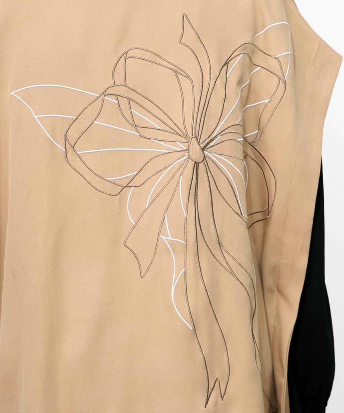 リボン刺繍テーラードジレ-16