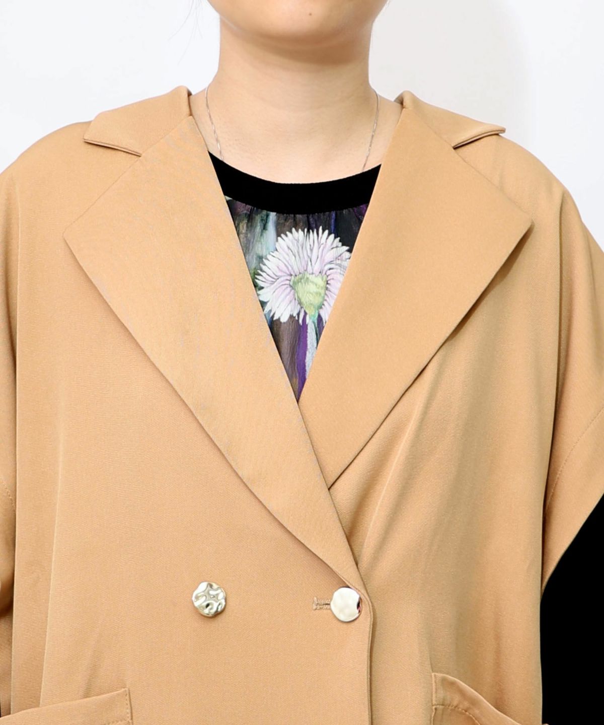 リボン刺繍テーラードジレ-17