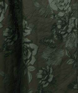 花柄ゴブラン織り風 シアー生地重ねパンツ-16