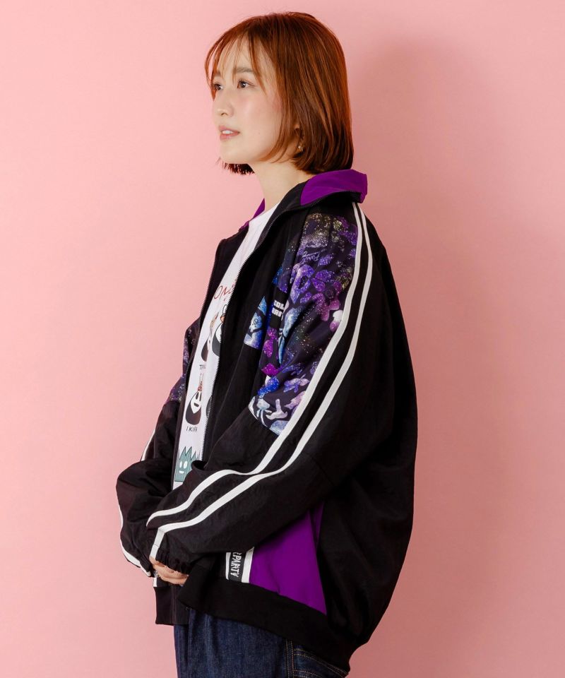 クマ宇宙柄スポーティーブルゾン-4