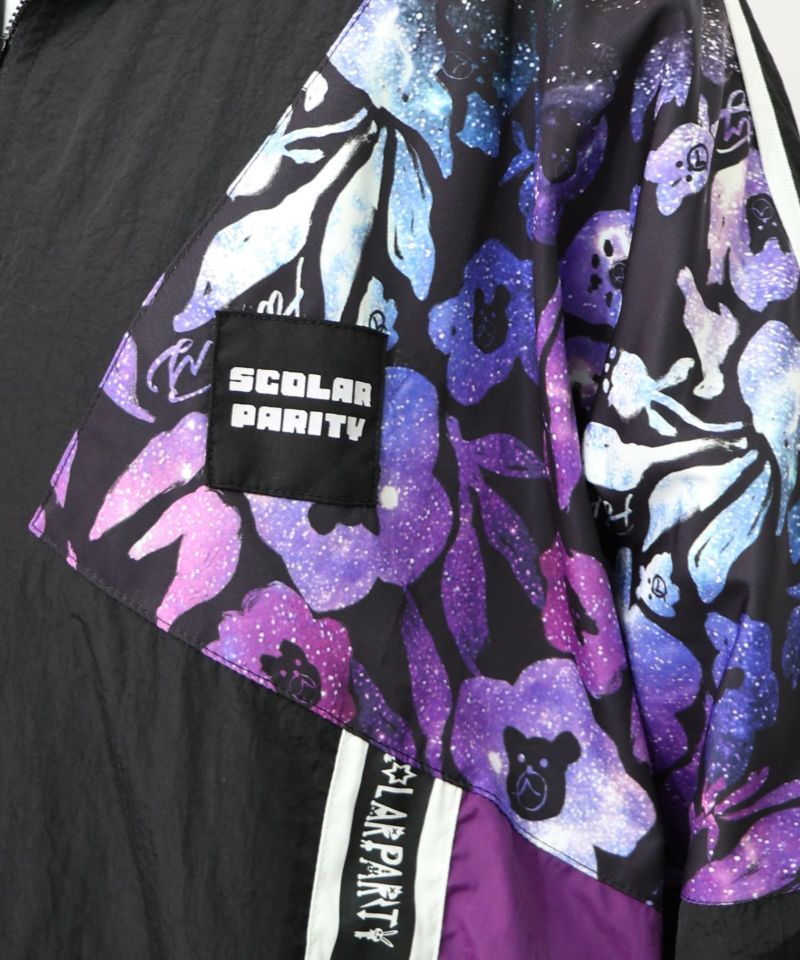 クマ宇宙柄スポーティーブルゾン-11