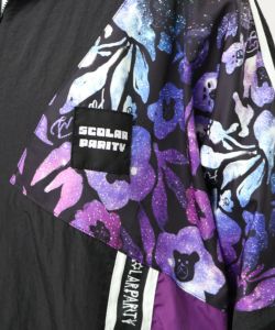 クマ宇宙柄スポーティーブルゾン-11