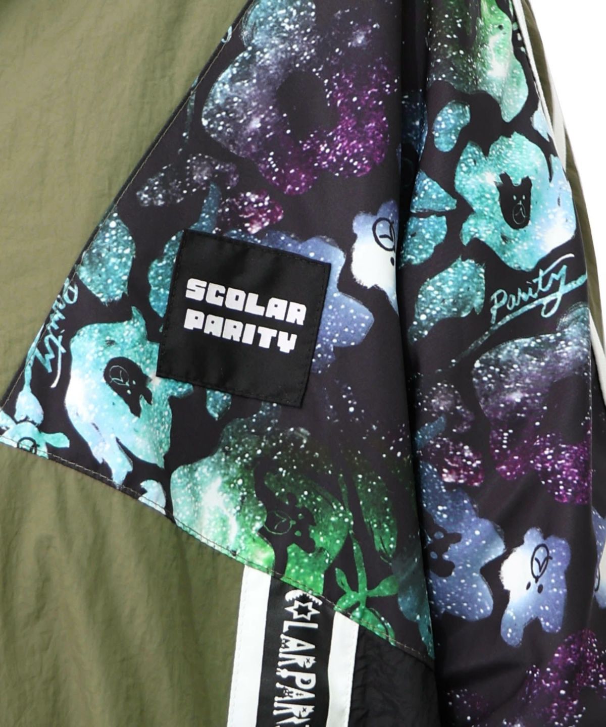 クマ宇宙柄スポーティーブルゾン-15