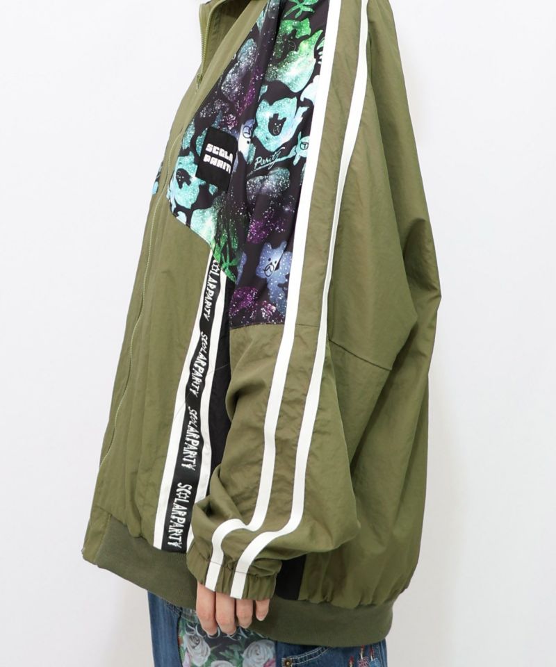 クマ宇宙柄スポーティーブルゾン-19