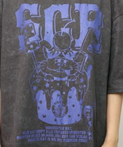 26周年ケーキとネコちゃん柄 フリンジプルオーバー-11