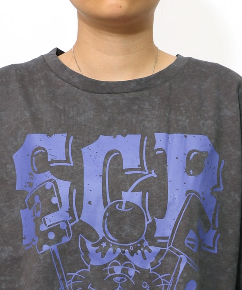 26周年ケーキとネコちゃん柄 フリンジプルオーバー-16