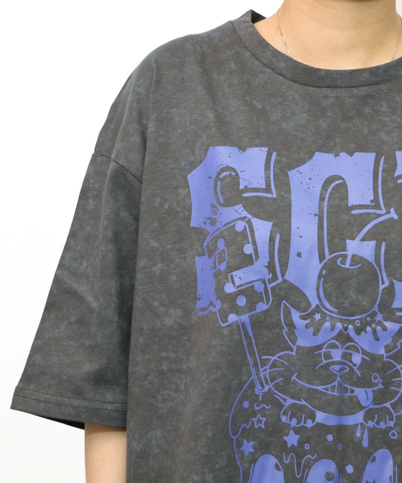 26周年ケーキとネコちゃん柄 フリンジプルオーバー-17